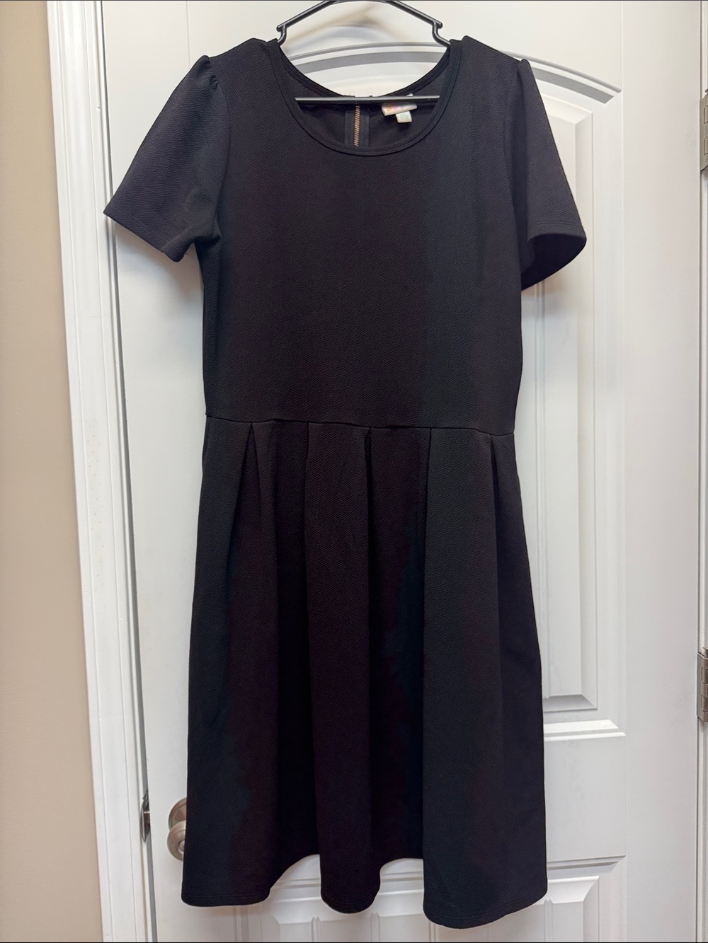 LuLaRoe solid black Amelia Dress size 2xl